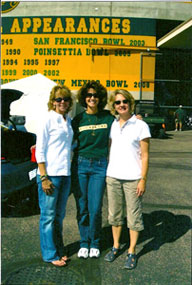 anne and friends tailgating