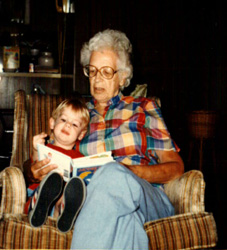 ethel with grandson Chris