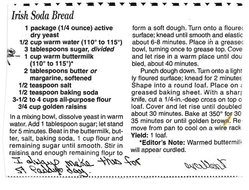 soda bread recipe